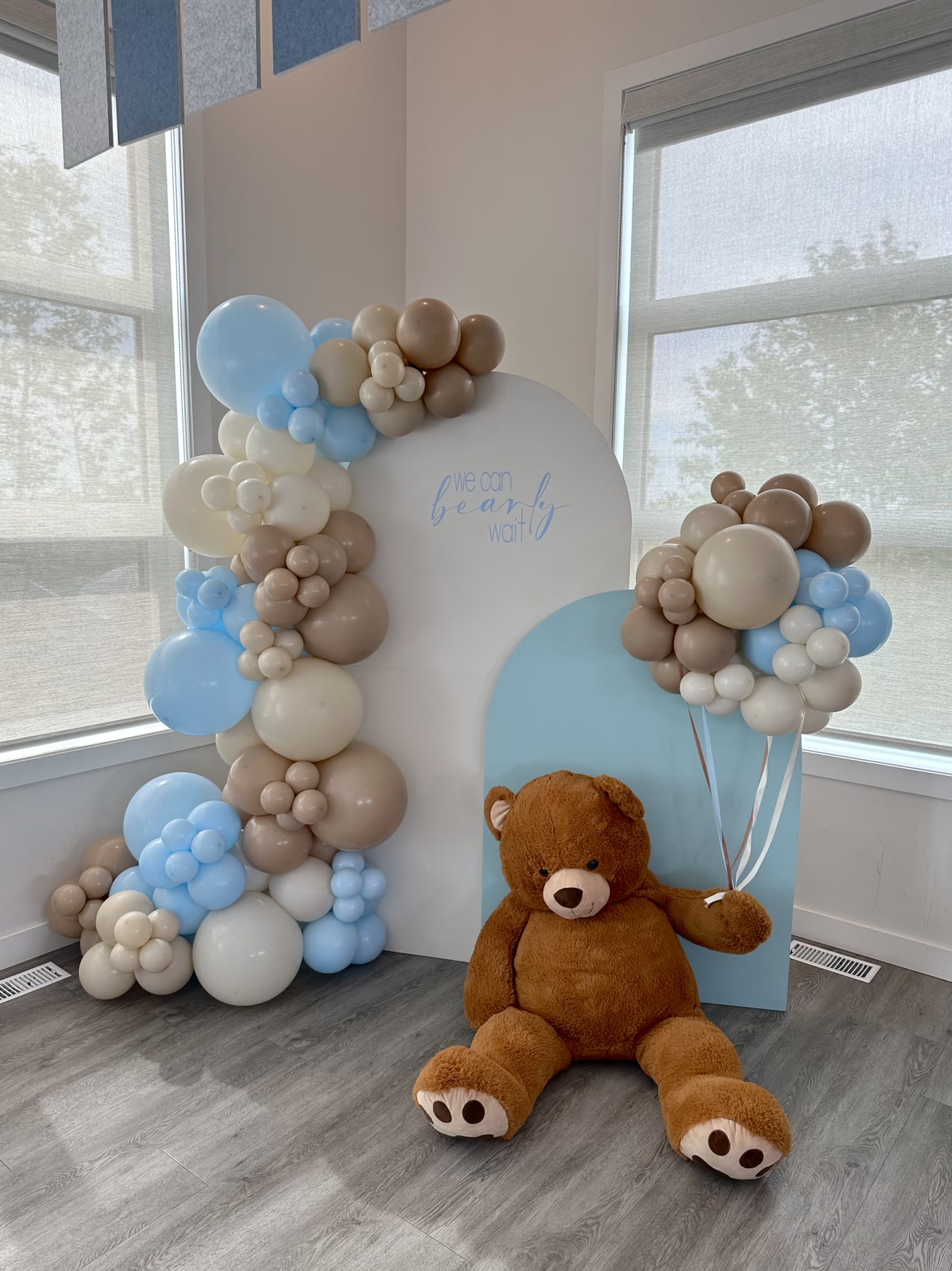 Backdrops balloon decor by Inflatable Decorations, Winnipeg